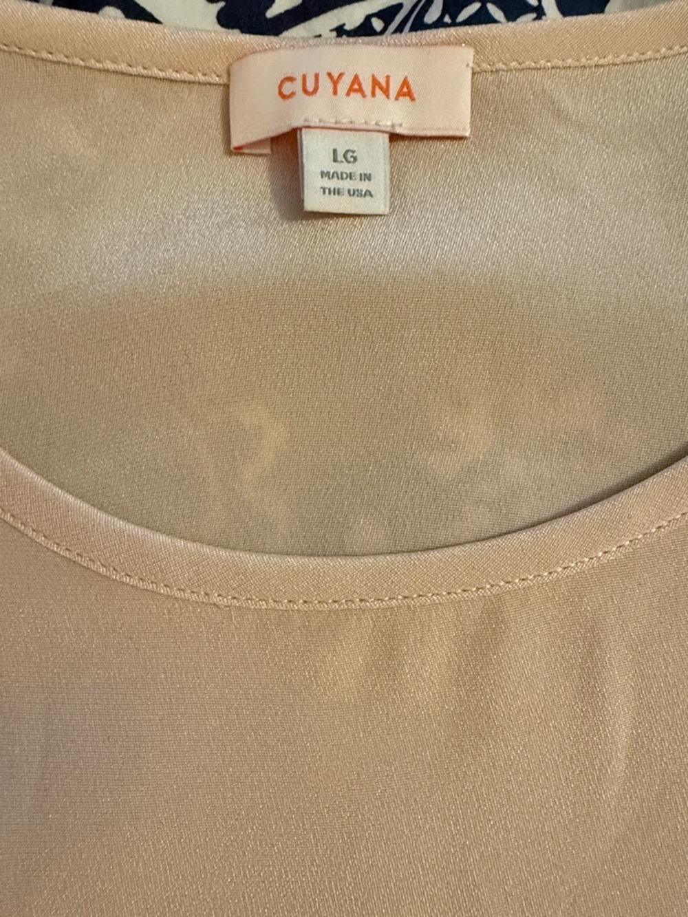 Cuyana Blush Scoop Neck Silk Tank - Picture 2 of 7